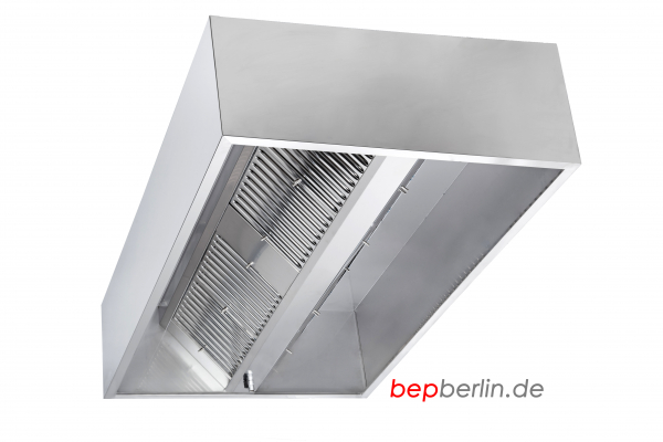 Deckenhaube - Kastenform 1600 x 1200 x 450 mm,  2.240 m³/h.